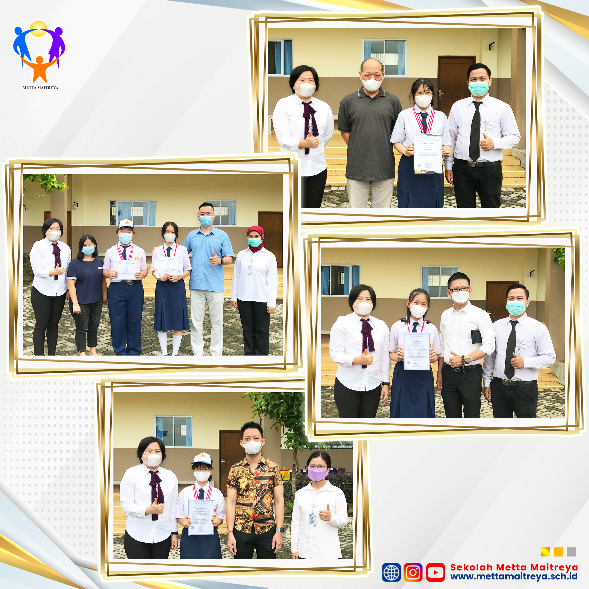 Penyerahan Hadiah Lomba oleh Kepala Sekolah | SMP METTA MAITREYA